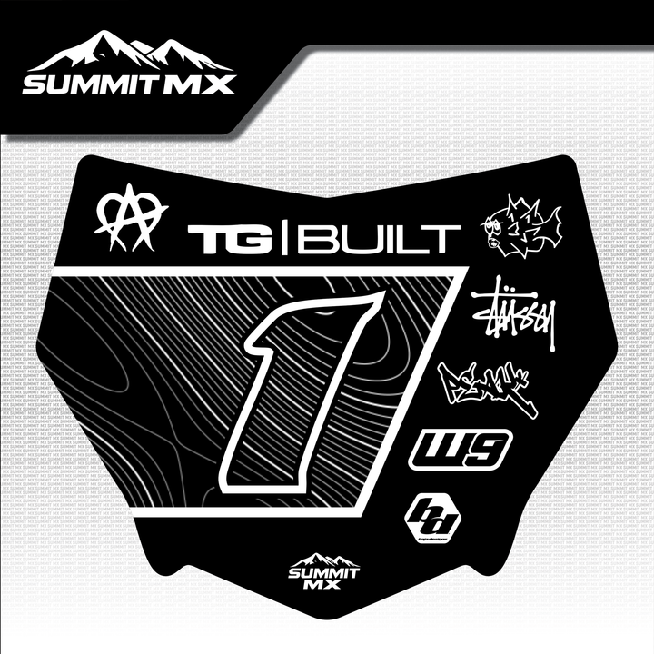 Switchback Decal for Motocutz Number Plate