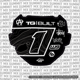 Switchback Decal for ODI number plate — full graphic design