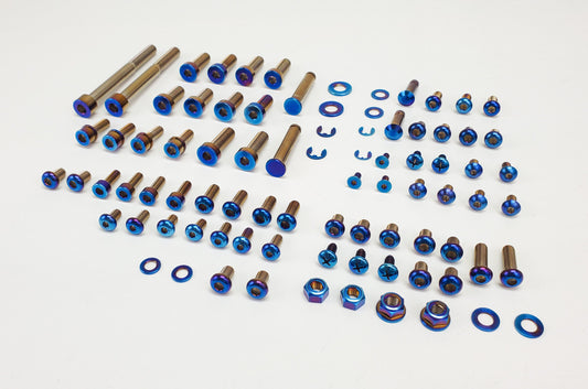 Full titanium chassis bolt kit for the Talaria Sting