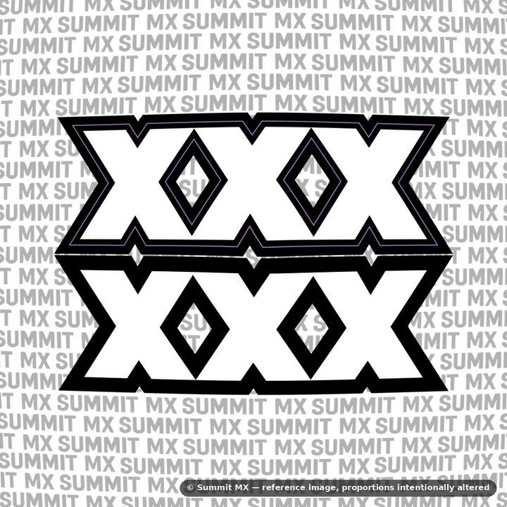Talaria x3 "XXX" Fork Tube Decal
