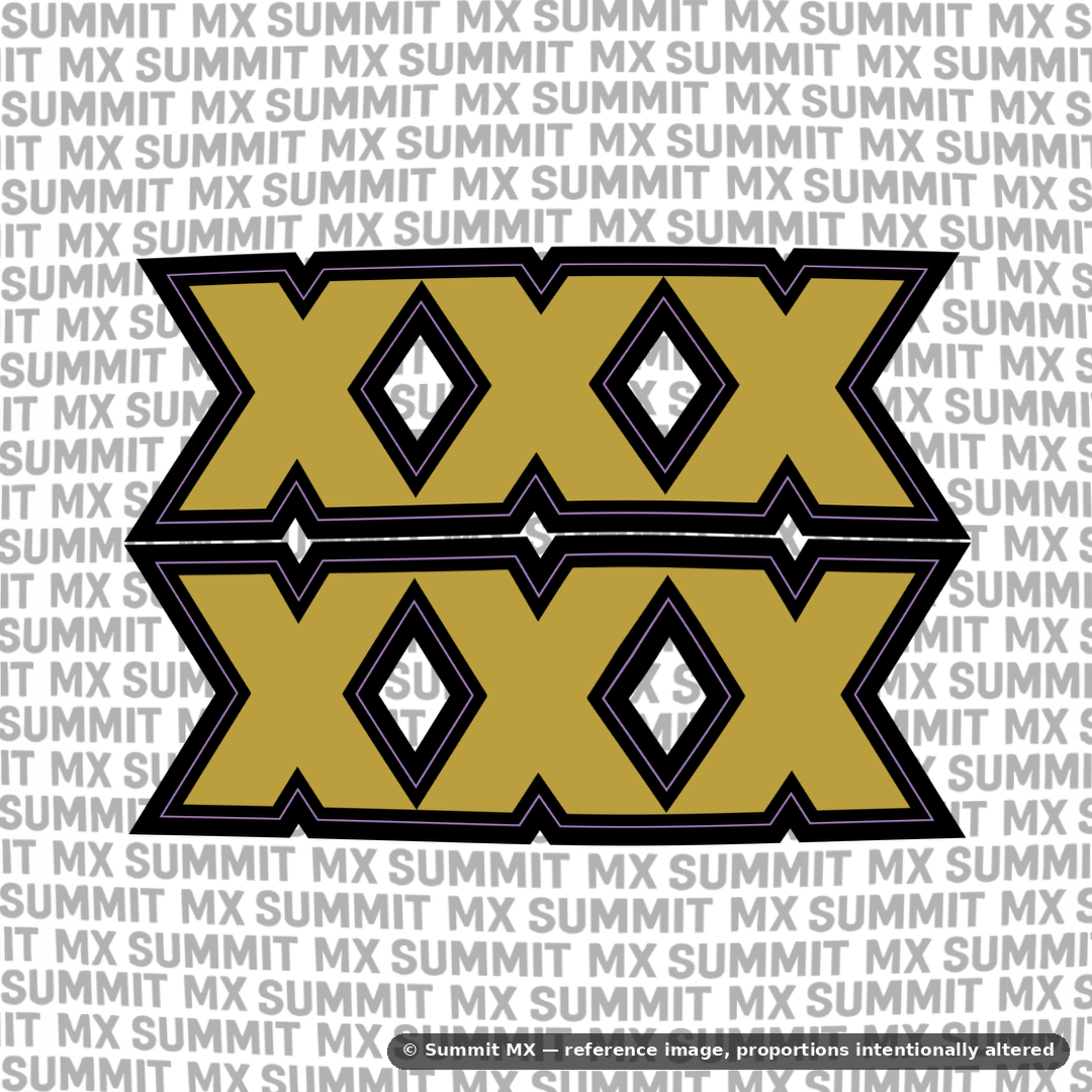 Talaria x3 "XXX" Fork Tube Decal