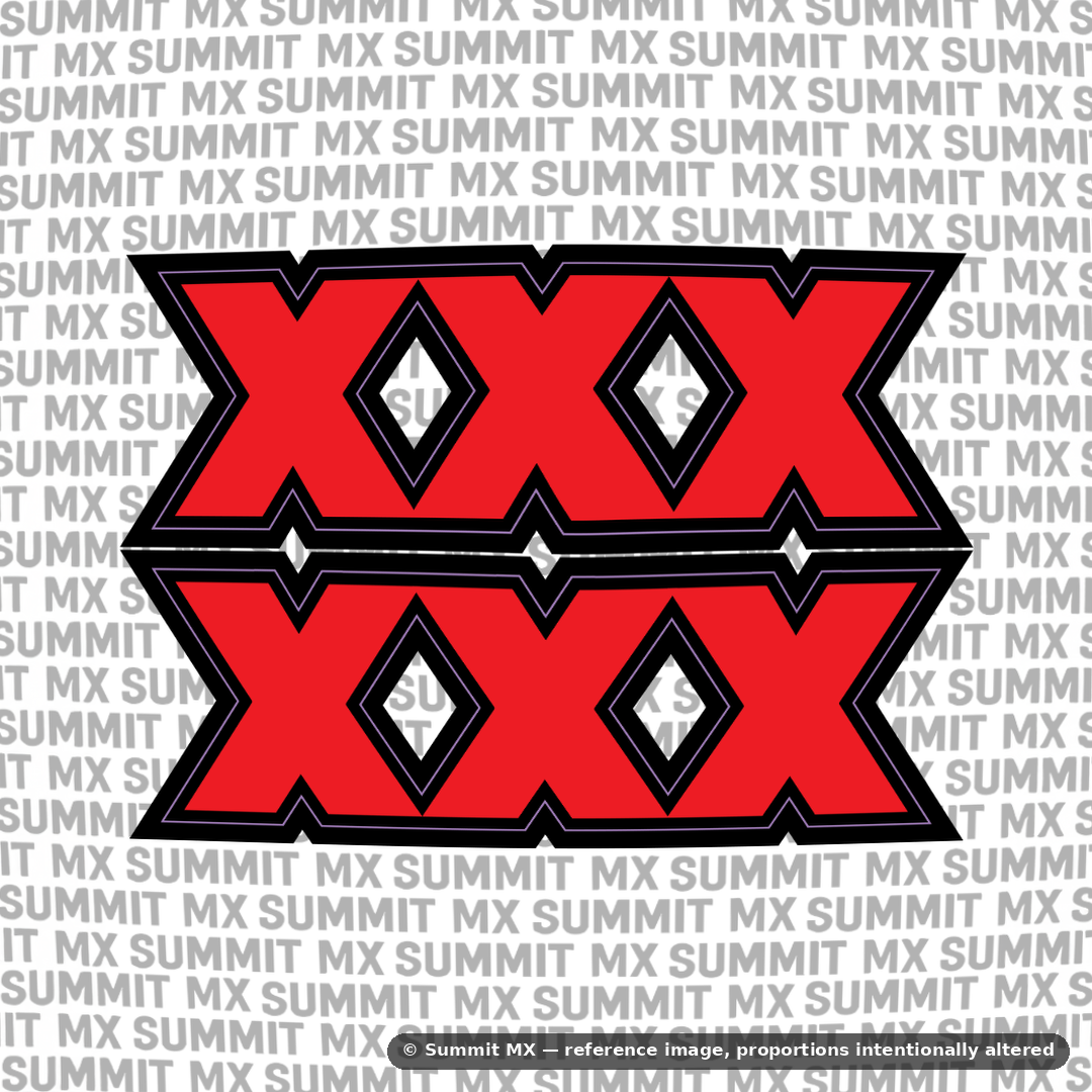 Talaria x3 "XXX" Fork Tube Decal