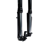 Tech E39 dual-crown fork for Surron and Talaria — crown clamp detail