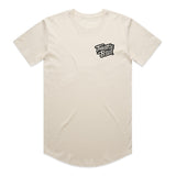 Throttle Bros Logo Drop Tee Tan Front