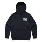Throttle Bros Logo Hoodie Ink Blue Front