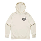 Throttle Bros Logo Hoodie Tan Front