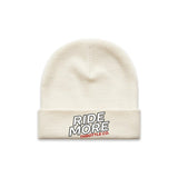 Get Kids To Ride More Beanie Tan Front