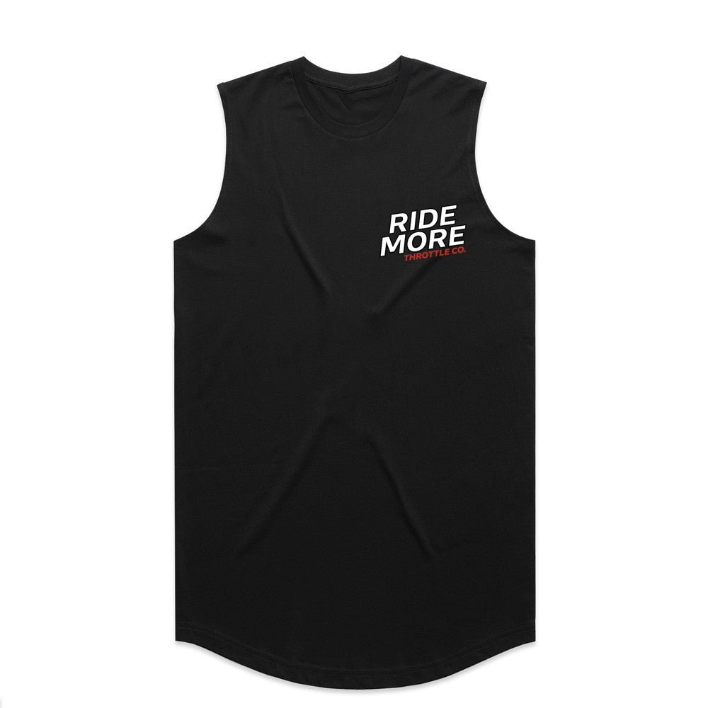 Get Kids To Ride More Drop Tank Black Front