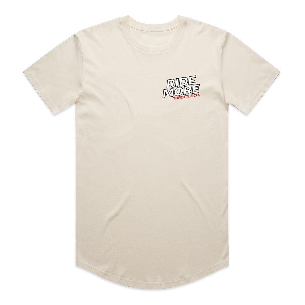 Get Kids To Ride More Drop Tee Tan Front