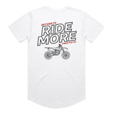 Get Kids To Ride More Drop Tee White Back