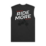 Get Kids To Ride More Heavyweight Tank Faded Black Back