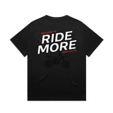 Get Kids To Ride More Heavyweight Tee Black Back