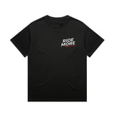 Get Kids To Ride More Heavyweight Tee Black Front