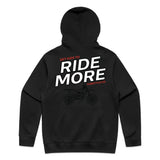 Get Kids To Ride More Hoodie Black Back