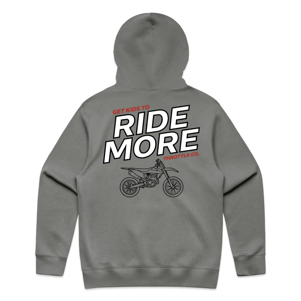 Get Kids To Ride More Hoodie Shadow Back