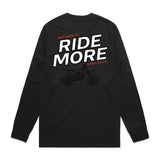 Get Kids To Ride More Long Sleeve Tee Black Back