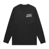 Get Kids To Ride More Long Sleeve Tee Black Front