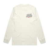 Get Kids To Ride More Long Sleeve Tee Tan Front