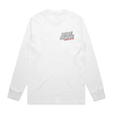 Get Kids To Ride More Long Sleeve Tee White Front