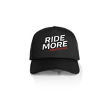 Get Kids To Ride More Trucker Hat Black Front