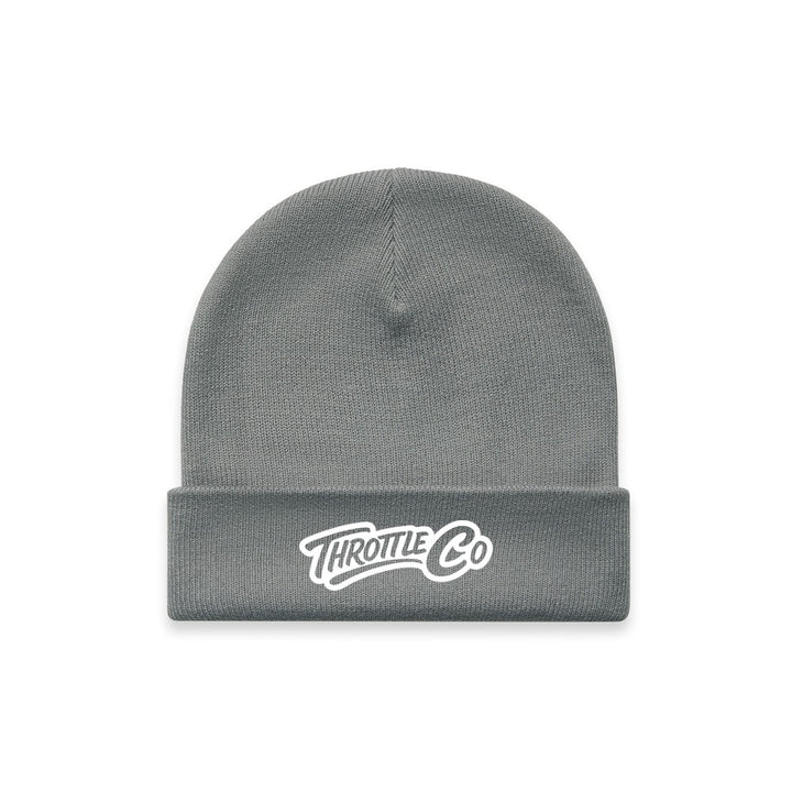 Throttle Co Logo Beanie Shadow Front