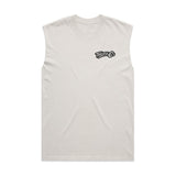 Throttle Co Logo Heavyweight Tank Faded Bone Front