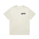 Throttle Co Logo Heavyweight Tee Tan Front
