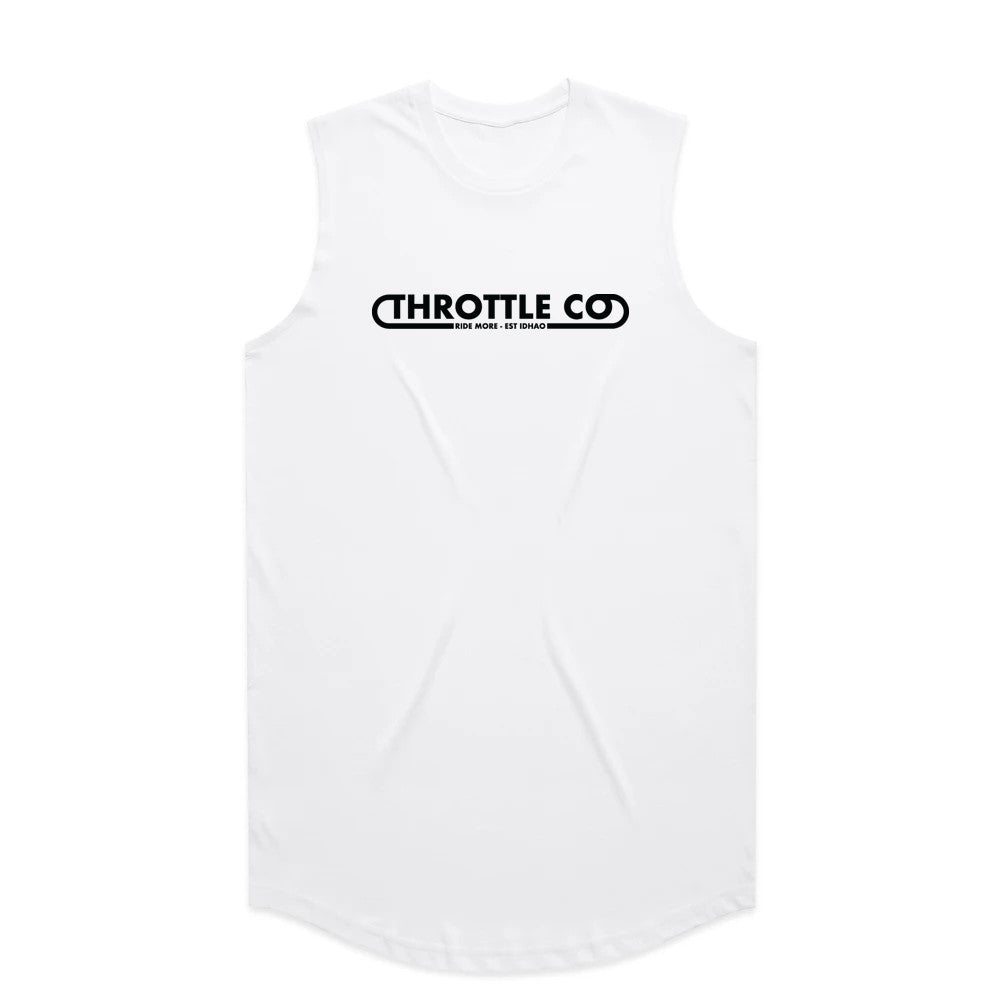 Throttle Co Loop Drop Tank White Front