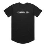 Throttle Co Loop Drop Tee Black Front