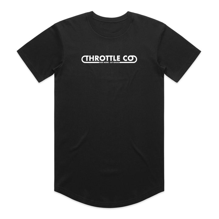 Throttle Co Loop Drop Tee Black Front