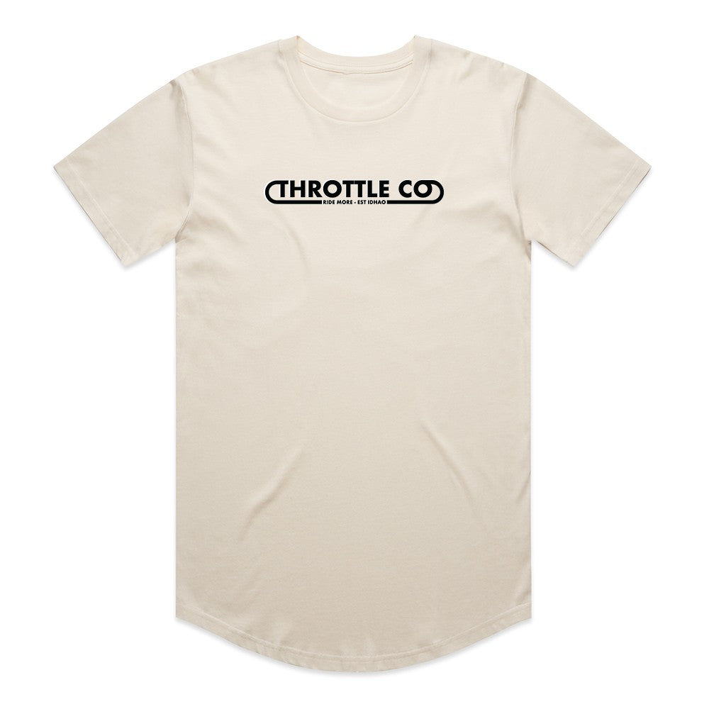 Throttle Co Loop Drop Tee Tan Front