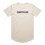 Throttle Co Loop Drop Tee Tan Front