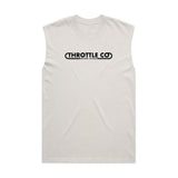 Throttle Co Loop Heavyweight Tank Faded Bone Front