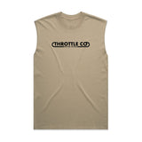 Throttle Co Loop Heavyweight Tank Faded Khaki Front
