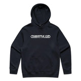 Throttle Co Loop Hoodie Ink Blue Front