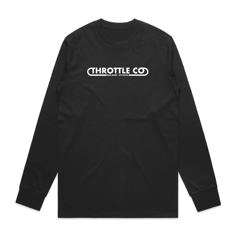Throttle Co Loop Long Sleeve Tee Black Front