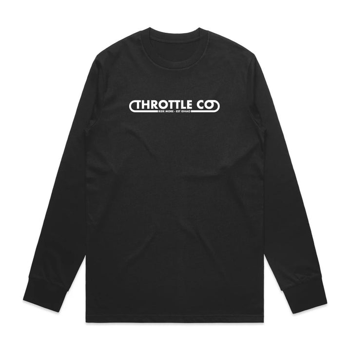 Throttle Co Loop Long Sleeve Tee Black Front