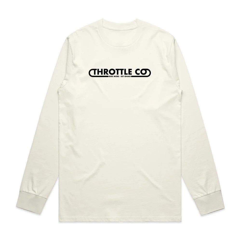Throttle Co Loop Long Sleeve Tee Tan Front