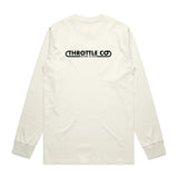 Throttle Co Loop Long Sleeve Tee Tan Front