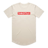 Throttle Co Red Box Drop Tee Tan Front