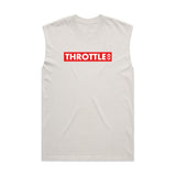 Throttle Co Red Box Heavyweight Tank Faded Bone Front