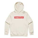Throttle Co Red Box Hoodie Tan Front