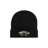 Ride More Flag Beanie Black Front