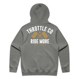 Ride More Flag Hoodie Shadow Back