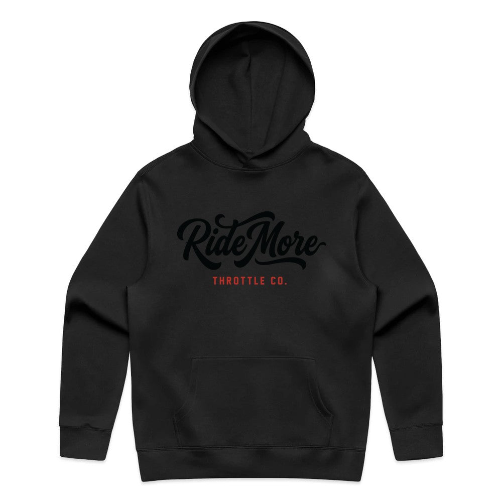 Ride More Flow Hoodie Black Front