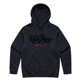 Ride More Flow Hoodie Ink Blue Front