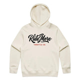 Ride More Flow Hoodie Tan Front