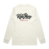 Ride More Flow Long Sleeve Tee Tan Front