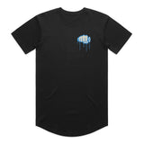 Ride More Graffiti Drop Tee Black Front