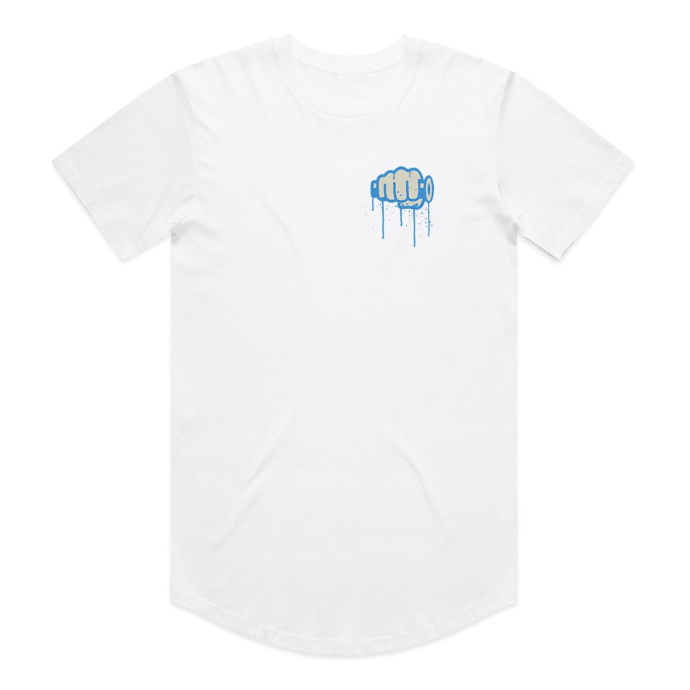Ride More Graffiti Drop Tee White Front